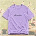 edible culture logo tee - violet