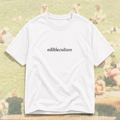 edible culture logo tee - white